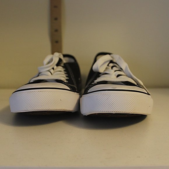 Mens OT Revolution BLACK Canvas Low Top Sneakers Shoes Size 9 - Picture 2 of 7